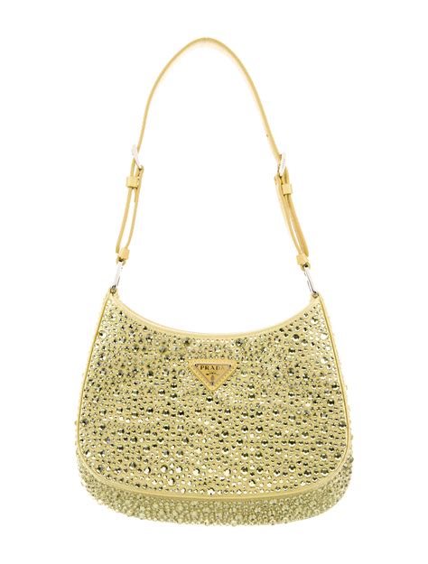 prada embellished cleo bag|Prada cleo bag celebrities.